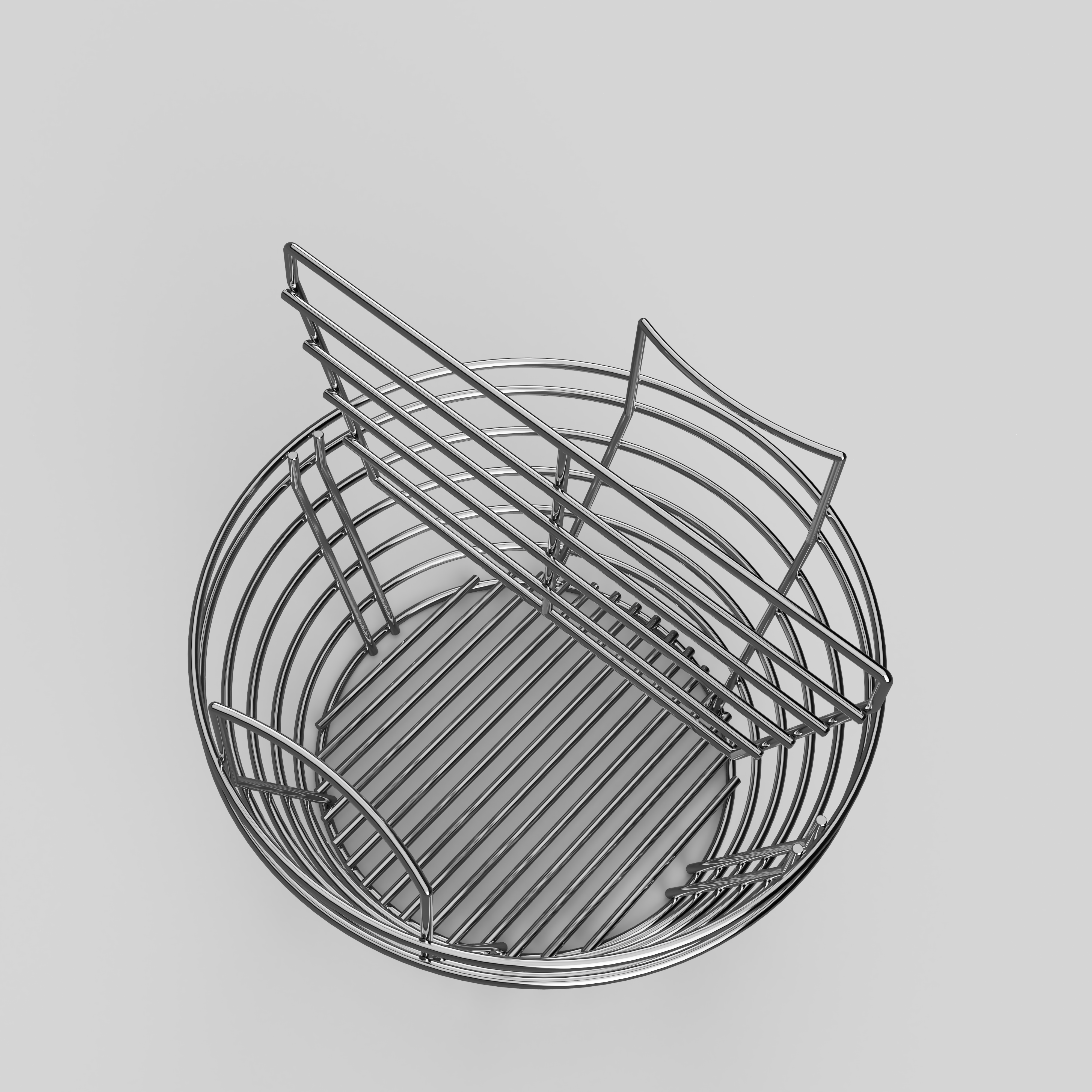 CHARCOAL BASKET WITH HANDLES
